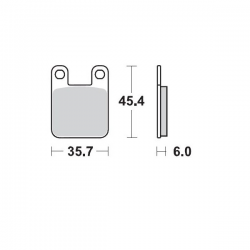 Moto-Master, brzdové desky KH115 Sinter Metal OEM: 11 (SinterPRO Racing) KTM 65