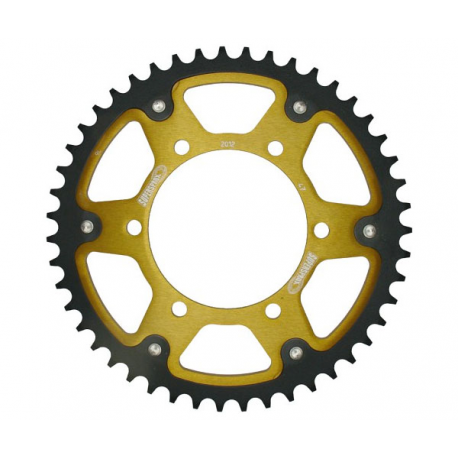 Supersprox, rozeta 270 49 STEALTH (ocelová / duralová) Yamaha YZ/YZF '99-'18 (JTR251.49) (JTR245/2.49), zlatá barva
