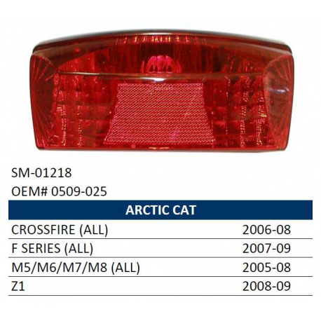 Nachman, zadní světlo, SNOW & ATV ARCTIC CAT (ALL MODELS) '05-'09
