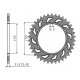 Sunstar, rozeta 899 48 KTM SX/EXC (JTR897.48) (řetěz 520) (89948JT)