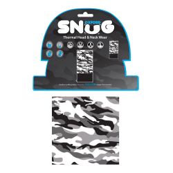 Oxford, zateplovací návlek na krk Snug CAMO, barva bílá/černá/šedá, velikost uni