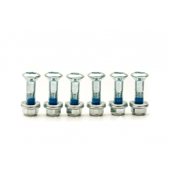 Accel, sada šroubů rozety s maticemi (6 ks.) M8X32mm (s podložkami)