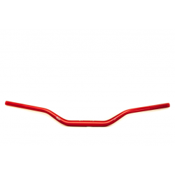Accel, alu řidítka (28,6mm) TAPER MX typ Yamaha YZ vysoká (7075-T6) ERGAL, červená barva (šířka 803mm, výška 92mm)