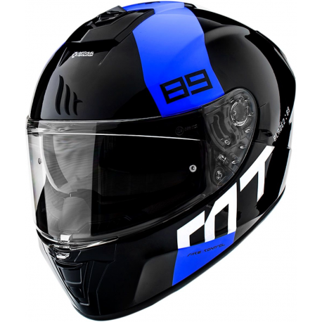 MT, integrální přilba Blade 2 SV 89 B7, černá/modrá, velikost XS