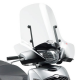 Kappa, plexištít, Honda SH 125I-150I (05-12) 55 X 66 cm, čirý - nutno zkombinovat s držáky A311AK nebo A315AK