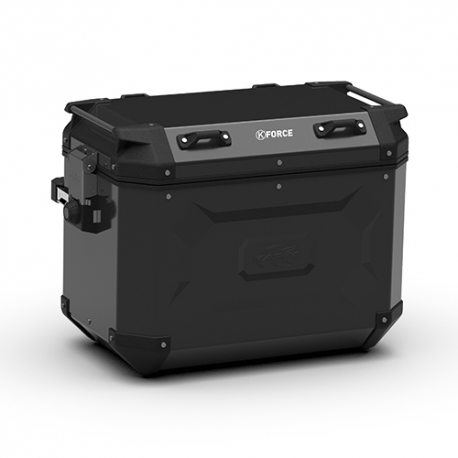 Kappa, boční kufr 48L Monokey CAM SIDE KFR K'FORCE hliníkový Black Line, levý