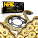 Regina, řetěz 525HPE (128 článků) Z-RING Supersport / Enduro zlatý (nýtovací spojka) (137HPE/1010)