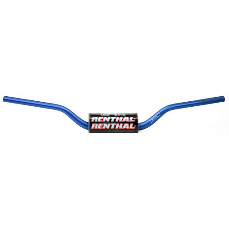 Renthal, řidítka 1,1/8" (28,6mm) MX Fatbar BLUE CR HIGH/RICKY JOHNSON, modrá barva s chráničem