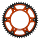 Supersprox, rozeta 899 49 STEALTH (ocelová / duralová) KTM SX/EXC/EXCF/SXF, Husqvarna TE/TC/FE/TC '16- (JTR897.49), oranžová bar