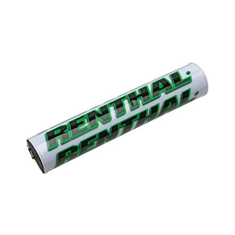 Renthal, chránič na řídítka MINI SX PAD (205mm) ORANGE, zelená barva, s logem Renthal