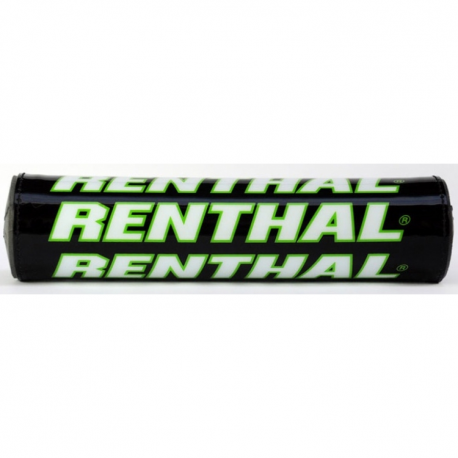 Renthal, chránič na řídítka MINI SX PAD (205mm) TEAM ISSUE, barva černá/zelená/bílá, s logem Renthal