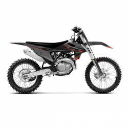 Blackbird, sada polepů + potah sedla, KTM SX/SXF '19-'22, EXC '20-'22 MAT BLACK