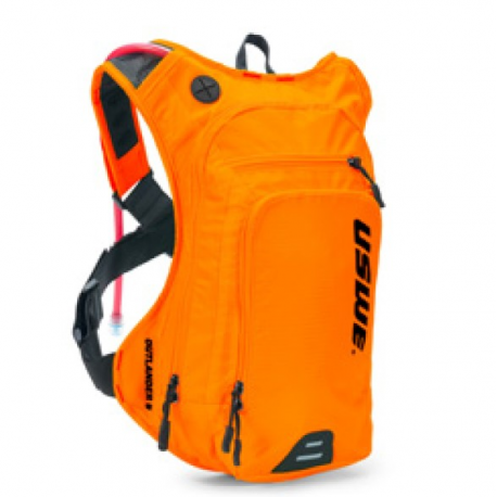 USWE, Camel Bag Outlander 2 FACTORY ORANGE, oranžová barva objem 1,5L zásobník (2L batoh)