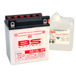 BS, akumulátor BB10L-BP (BB10L-B) (YB10L-BP) 12V 11AH 135X90X145, olověný (165A) (4) UE2019/1148