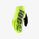 100%,rukavice Cross/Enduro, model Brisker Softshell, barva žlutá fluo, velikost L