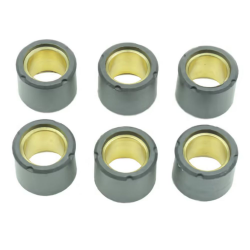 Athena, válečky variátoru 6 ks. 19 X 15,5 mm 8,5 gr. Derbi ATLANTIS/GP1/DNA/RUNNER/TYPHOON 50, PIAGGIO FLY/FREE/LIBERTY/NR