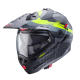Caberg, vyklápěcí přilba Flip-Up, model Tourmax X, Sarabe, barva šedá matná/černá/žlutá, velikost S