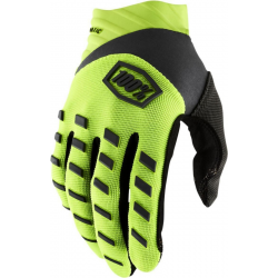 100%, rukavice Airmatic (2023), FLUO YELLOW/BLACK, barva černá/žlutá, velikost 2XL
