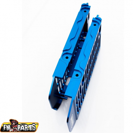 FM-Parts, výztuhy chladiče, duralové, Rieju MR '21-'23, modrá barva