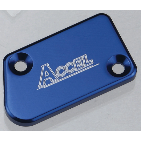 Accel, víčko přední brzdové pumpy, Yamaha/Suzuki/Kawasaki, modrá barva