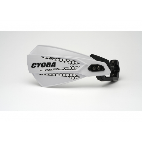 Cycra, chrániče páče s držáky (22mm/28,6mm) MX Race, bílá barva