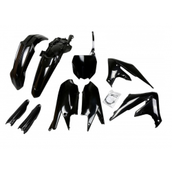 UFO, sada plastů (s kryty přední vidlice), Yamaha YZF 250 '19-'23, YZF 450 '18-'22, černá barva