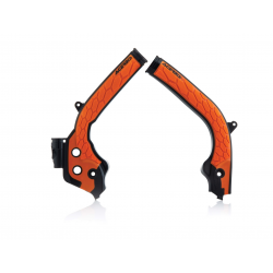 Acerbis, kryty rámu X-GRIP KTM SX SXF Husqvarna TC 125 FC 25 350 450 16-20, černo-oranžové - 0021726.31