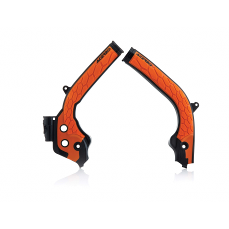 Acerbis, kryty rámu X-GRIP KTM SX SXF Husqvarna TC 125 FC 25 350 450 16-20, černo-oranžové - 0021726.31