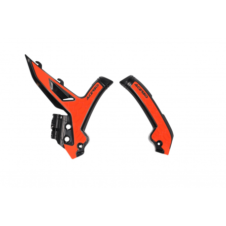 Acerbis, kryty rámu X-GRIP KTM SX / SXF 23-24, černá-oranžová barva