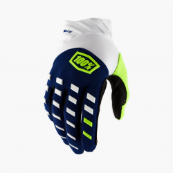 100%, rukavice Cross/Enduro Airmatic, Navy White, velikost L