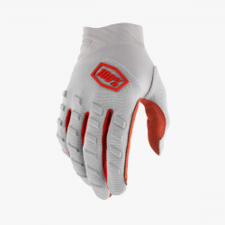 100%, rukavice Cross/Enduro AIRMATIC SILVER, velikost L