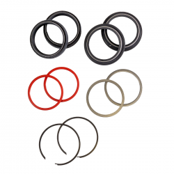 WP, servisní kit přední vidlice WP 48MM (gufera, prachovky, podložky, segerky ) SKF BLACK