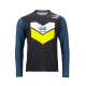 Kenny Racing, cyklo dres Prolight, Lime/Black, barva černá/modrá/žlutá/bílá, velikost M