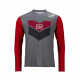 Kenny Racing, cyklo dres Prolight, Dark Red, barva červená/šedá, velikost L