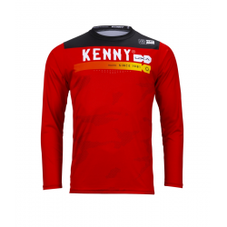 Kenny Racing, cyklo dres Elite, CAMO Red, barva červená/černá/bílá, velikost L