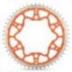 Moto-Master, rozeta DUAL RING (ocelová / duralová) 4486 49 (448649) KTM SX 85 '04-'18, 105 XC '07-'11, oranžová barva
