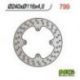 NG, zadní brzdový kotouč, Kawasaki KX 125/250 (03-08), KXF 250 (04-19), 450 (05-19), Suzuki RMZ 250 (04-06) (240X116X4) 4 otvory