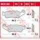 TRW Lucas, brzdové desky KH185 KH389 Organic, Honda XL 125 03-08, XR 400 96-03, XLV TRANSALP 97-13, XRV AFRIC