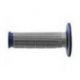 Renthal, gripy MX Dual Compound Tapered BLUE H/WAFF, (dvousměs.), barva šedá/modrá
