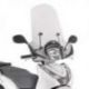 Kappa, plexištít, Honda SH MODE 125 '21, 51 X 66 cm, čirý - nutno použít montážní sadu A1193AK