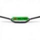 Scar Racing, řidítka s hrazdou, 28,6mm, model STEWART/VILLOPOTO, černá barva, chránič zelená/bílá