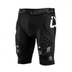 Leatt, cyklo kraťasy s chraniči, Impact Shorts 3DF 4.0, černé, velikost M