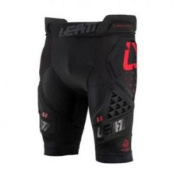 Leatt, cyklo kraťasy s chraniči, Impact Shorts 3DF 5.0, černé, velikost S