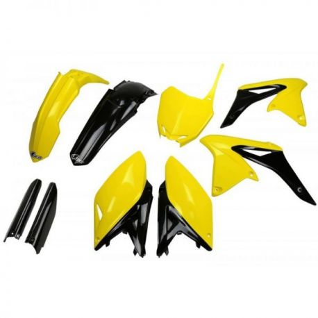 UFO, kompletní sada plastů, Suzuki RMZ 250 '10-'18, OEM barvy, '14-'16 (žlutý/černá)