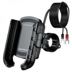 Biketec, držák na telefon Quick Lock, s nabíječkou USB 3.0 POWER DELIVERY, montáž na řídítka, TYP: R9