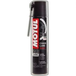 Motul, C2+ CHAIN LUBE ROAD PLUS 400ML, sprej na řetěz (bílý)