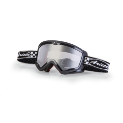 Ariete, MX brýle Mudmax RACER (CAFE RACER), barva černá, sklo Anti Fog, Anti Scratch, UV, Roll-Off Ready, pěna 3 vrstvy