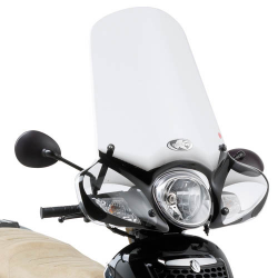 Kappa, plexištít, Aprilia SCARABEO 125-200 (07-06, 2011) 53 X 70 cm, čirý - nutno zkombinovat s držáky A154AK