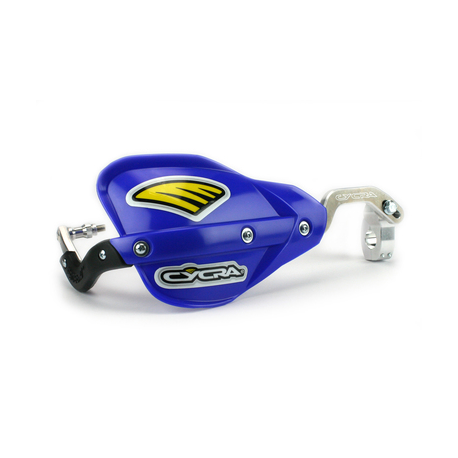 Cycra, kryty páček s alu výztuhou, s držáky (28,6mm), model Probend Racer Pack CRM, modrá barva