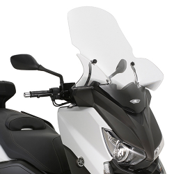 Kappa, plexištít, Yamaha X-MAX 125-250 (14), X-MAX 400 (13-14) 73 X 59 cm, čirý - nutno zkombinovat s držáky D2111KIT